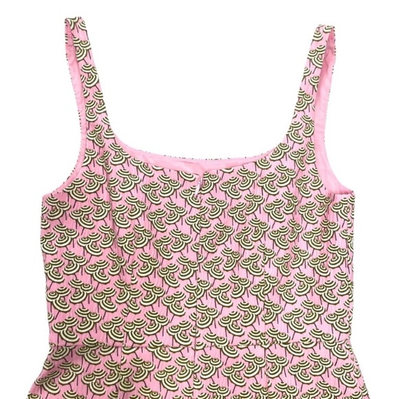 J.CREW Parasol Umbrella Print Jacquard Sheath Dress in Pink Size 4 Style #J3223 - Picture 5 of 8